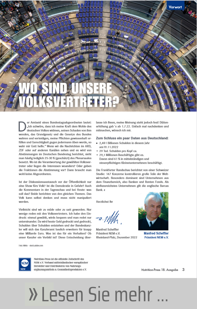 Wo sind unsere Volksvertreter?