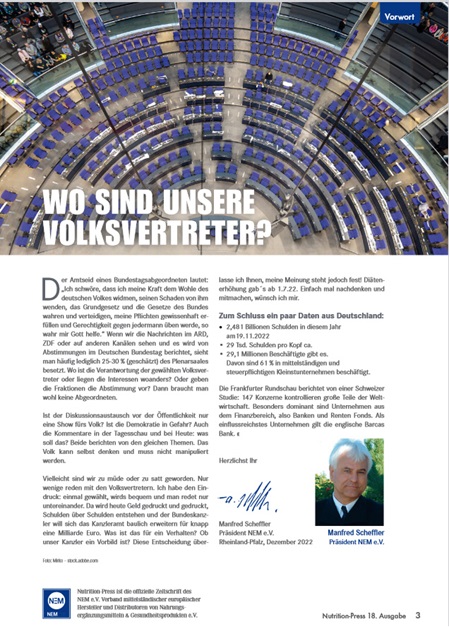 Wo sind unsere Volksvertreter?